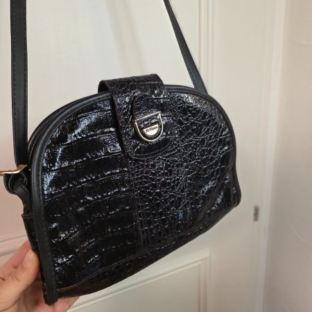 La Toscana Vintage Tasche Schwarz Leder