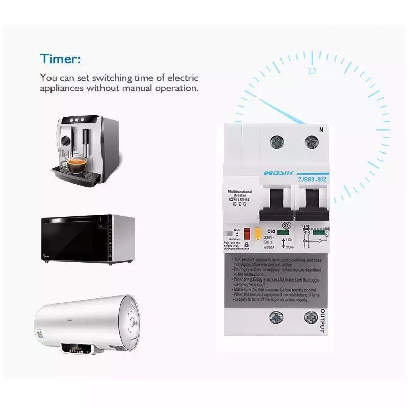 Schalter: Leitungsschutzschalter WiFi Smart Breaker – Neu und originalverpackt aus Grub AR von Jamalongo 3