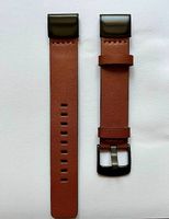 Garmin Fenix 8: Bracelet cuir 20 mm  Marron, neuf