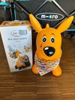 LUDI Hüpfhund, gelb, aufblasbar, mit Originalverpackung