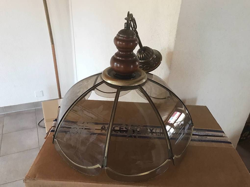 Lampadari & plafoniere: Suspension lampe en verre – Usato da Le Sentier venduto da omn_85j8