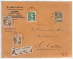 Beau recommandé de 1916