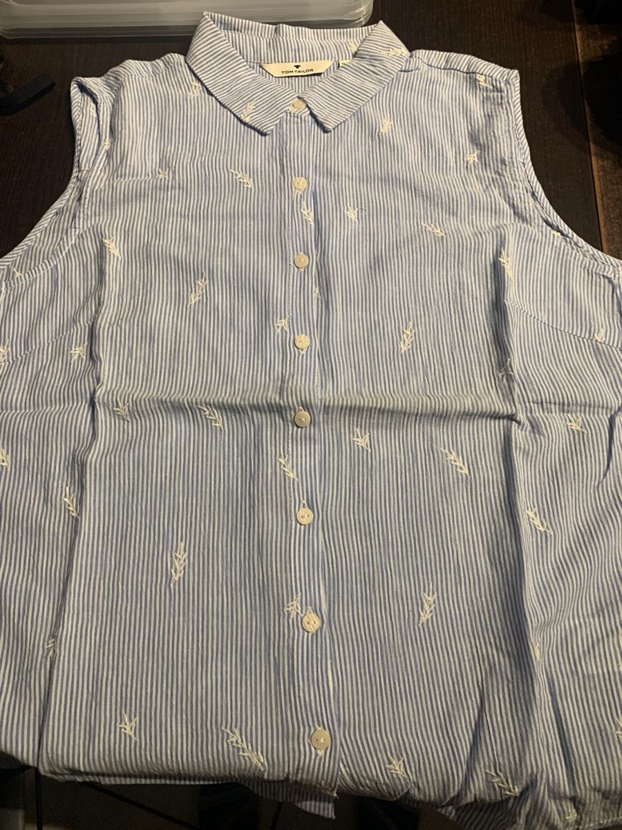 Tom Tailor Camicette: Chemise sans manches TOM TAILOR 34 neuf – Nuovo (secondo la descrizione) da Domdidier venduto da qatar1973 3