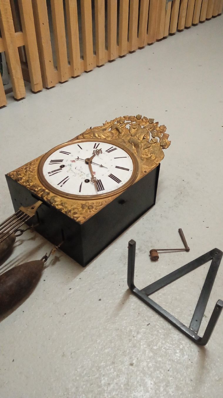 Orologi da terra & Orologi da parete: Antike Wanduhr mit Pendel – Usato da Biel/Bienne venduto da geo_8dsy 2