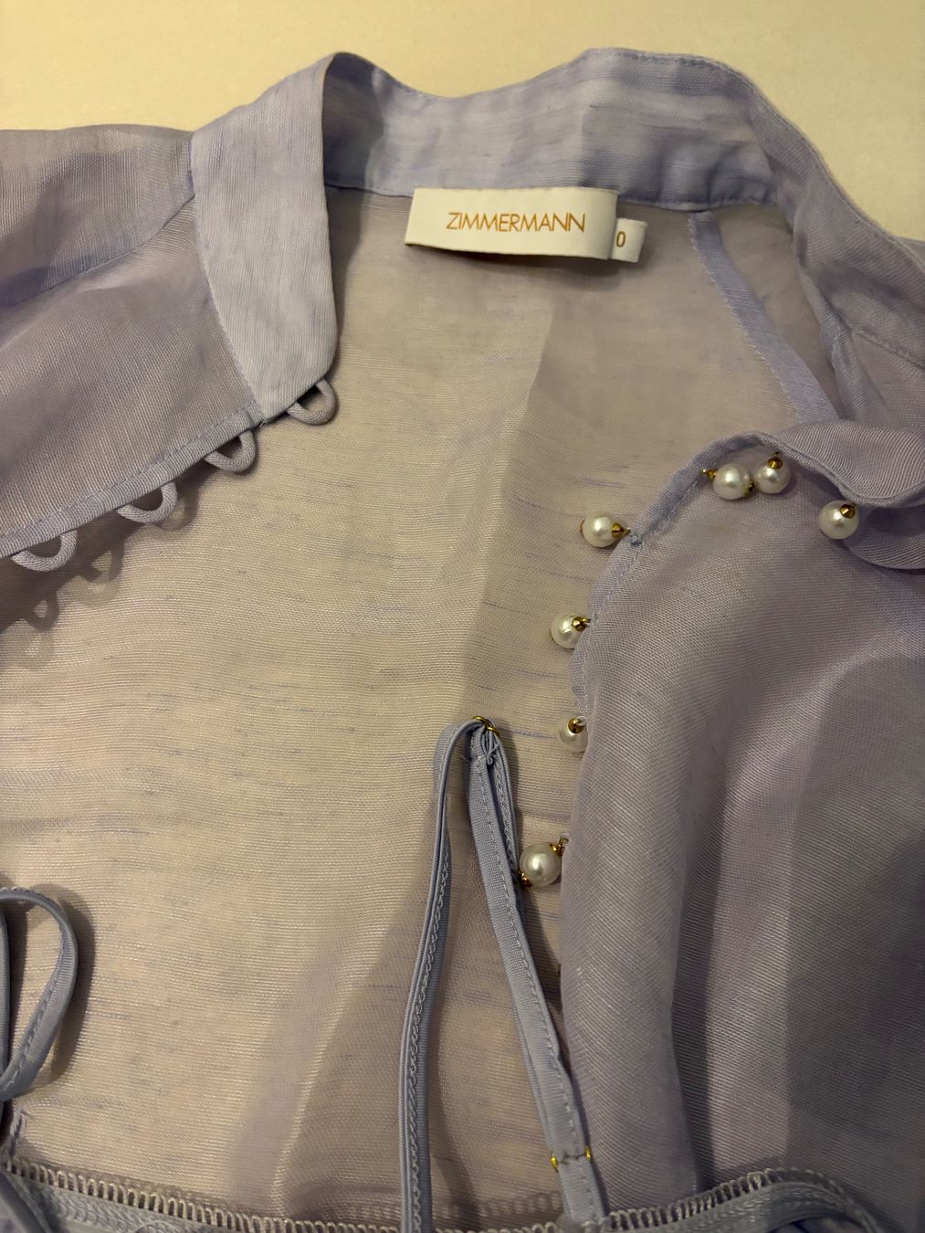 Zimmermann Chemisiers: Zimmermann Bluse lila – Neuf (Voir description) à Zürich par fab_lhd9 1