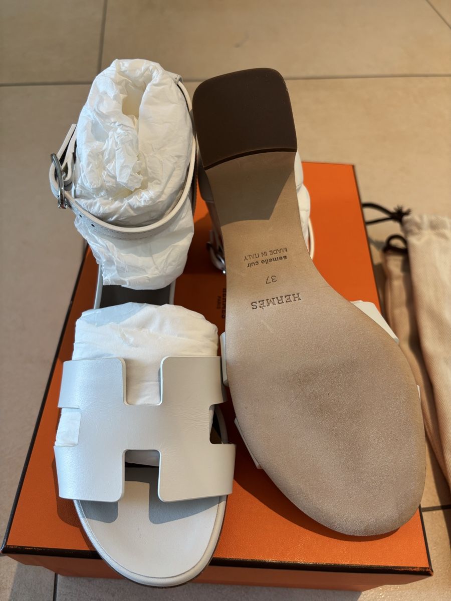 Hermès Damenschuhe: Hermes Sandalen Encens 50 Gr.37 – Neu und originalverpackt aus Lachen SZ von Alessandraho 4