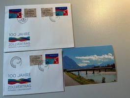 2023 Lichtenstein-Schweiz FDC Combo