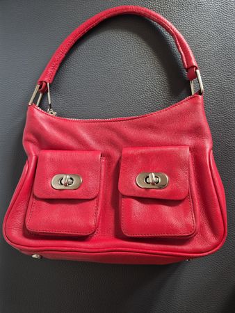 Louisiana Handtasche Rot – Leder – guter Zustand