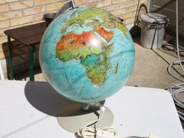 VINTAGE GLOBUS WELTKUGEL 1976 SCAN GLOBE