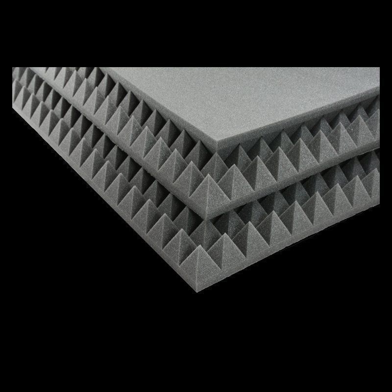 Altri accessori: 2 Stück Pyramidenschaumstoff PU 70 mm anthrazit – Nuovo e nell'imballaggio originale da Pfyn venduto da TopPlastGmbH 1
