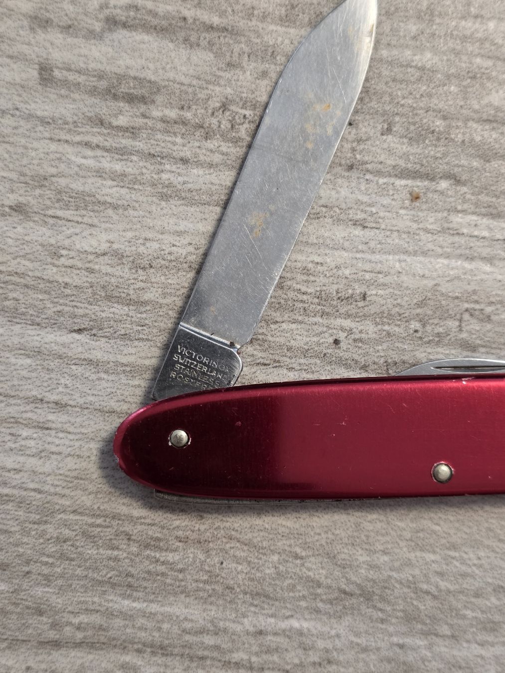 Victorinox Coltelli tascabile: Taschenmesser Frey Victorinox rot gebraucht – Usato da Dorf venduto da Echo_Elements 4