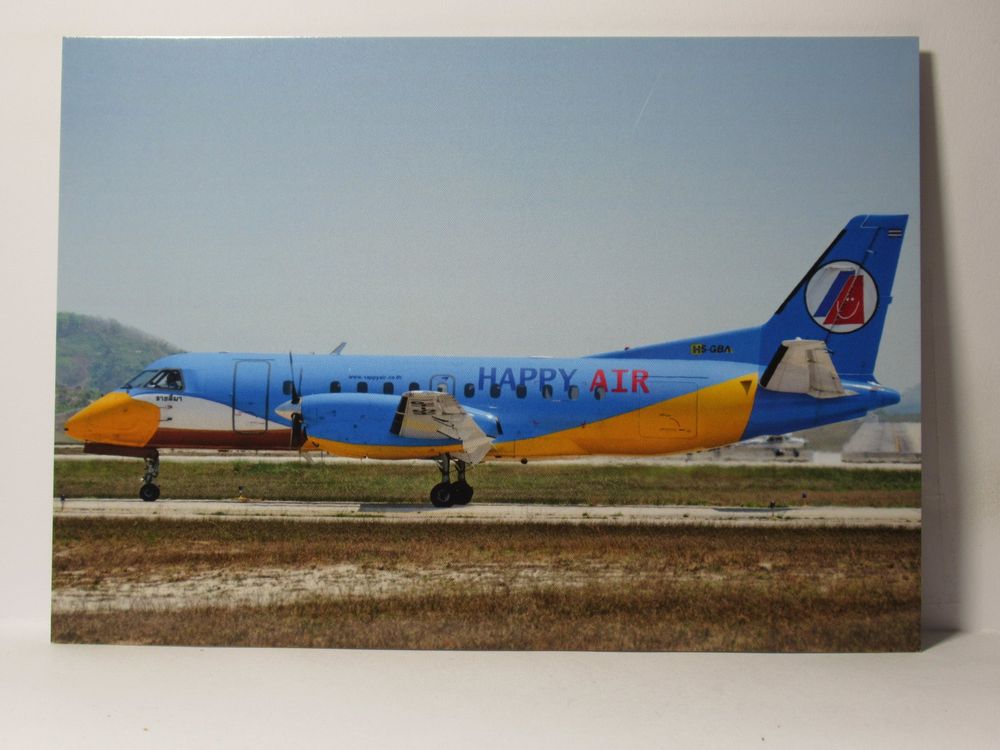 Flugzeug HAPPY AIR , Anichtskarte Kaufen auf Ricardo