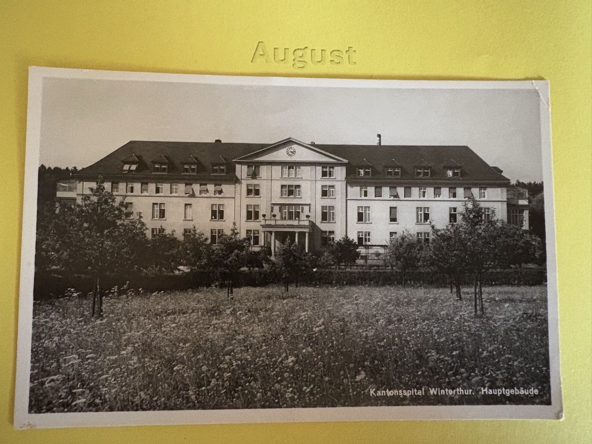 Cartoline postali: AK von Kantonspital Winterthur 1937 – Usato da Rümlang venduto da Kartenpost1