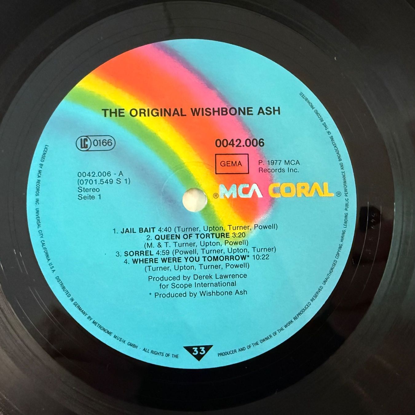 Dischi in vinile: WISHBONE ASH - WISHBONE ASH – Usato da Zürich venduto da fehlton 3