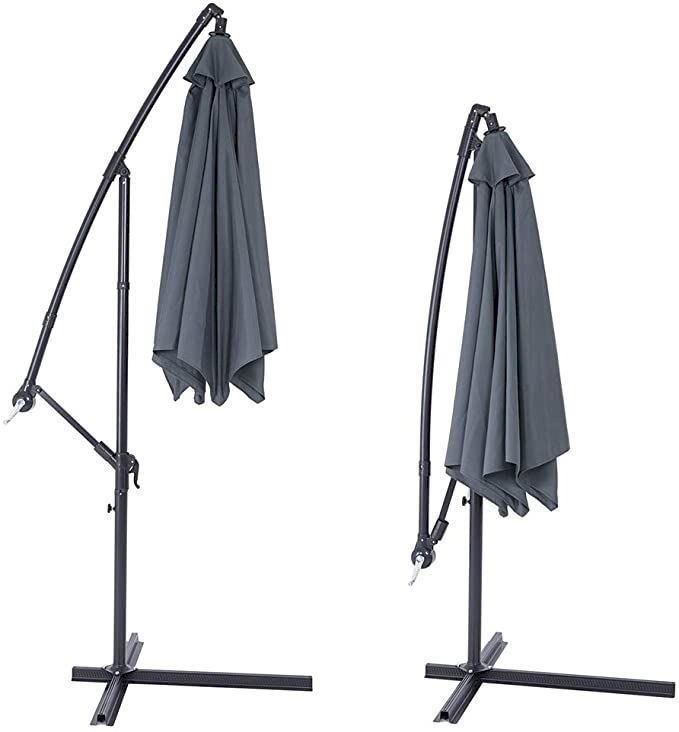 Sonnenschirme: Deuba 102501 Sonnenschirm anthrazit – Neu und originalverpackt aus Bottighofen von zaap 2