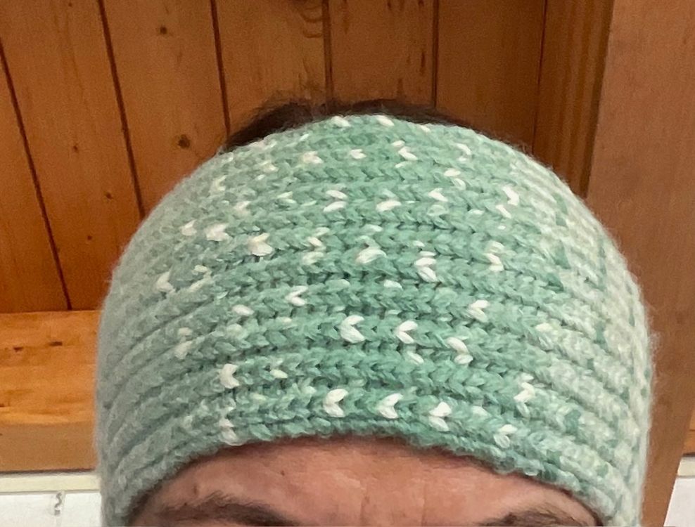 Mdgfge Häkel-Stirnbänder 2er Set – Mit Weißen Blumen, Boho-Style, Für Damen & Mädchen, Vielseitig Tragbar