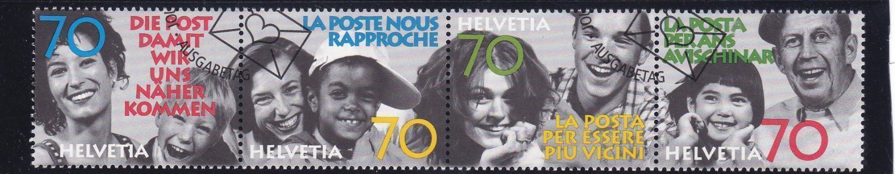Tutti i francobolli: ET 4er Block Die Post 1997 – Nuovo (secondo la descrizione) da Schliern b. Köniz venduto da joni20