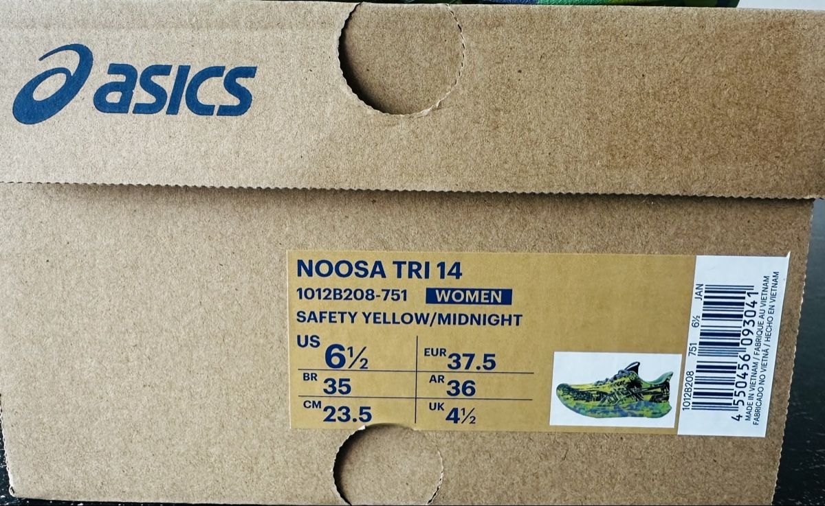 Asics Scarpe da donna: Asics Noosa Tri 14 Yellow/Midnight – Nuovo e nell'imballaggio originale da Biel/Bienne venduto da Akwawini 4