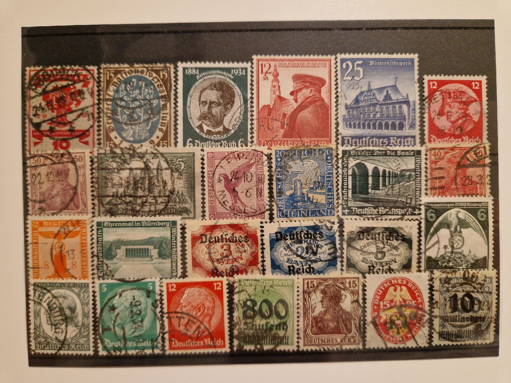 Alle Briefmarken: Deutsches Reich Briefmarken – Gebraucht aus St. Gallen von Enrico_SG