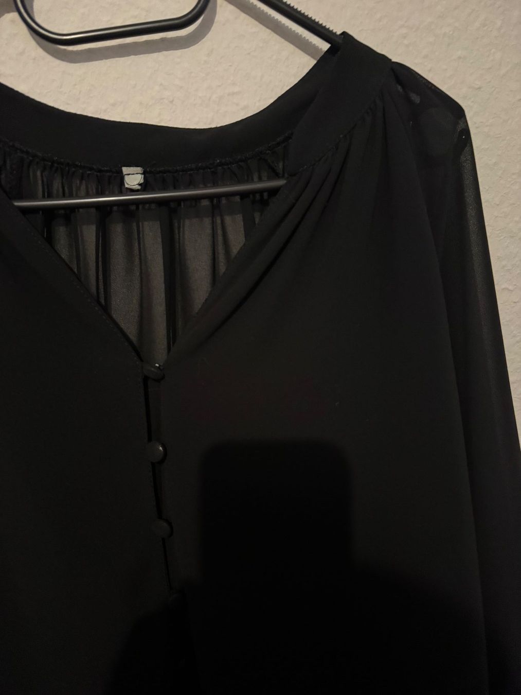 Camicette: Sexy transparente, schwarze Bluse, Grösse M – Usato da Künten venduto da bel_6wn2 1