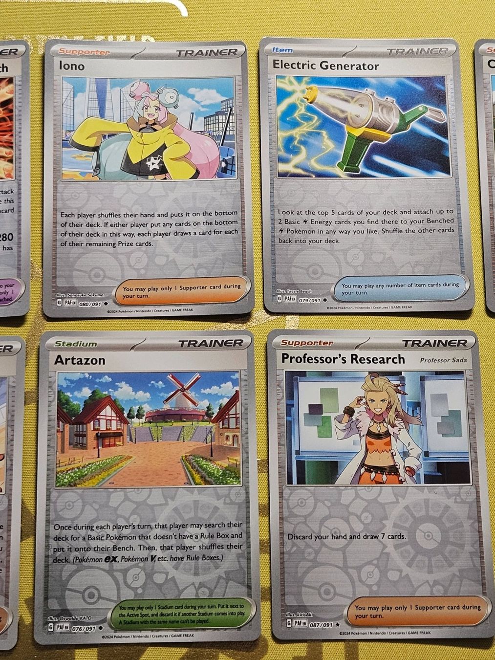 Pokémon Carte collezionabili: Paldean Fates - 9 reverse cards EN – Usato da Bellinzona venduto da Pokemarco 2