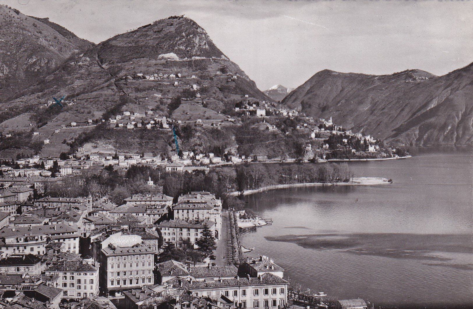 Ansichtskarten: Lugano Monte Bré 1959 – Gebraucht aus Cormoret von Pascalll2001
