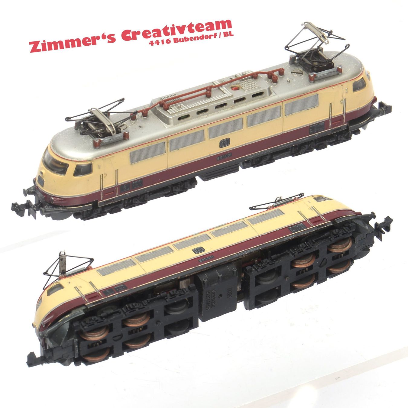 Trix Modellini di ferrovie: TRIX DB Lok E03 + 5 Arnold TEE Wagen Sp. N – Usato da Bubendorf venduto da zimmers_creativteam 2
