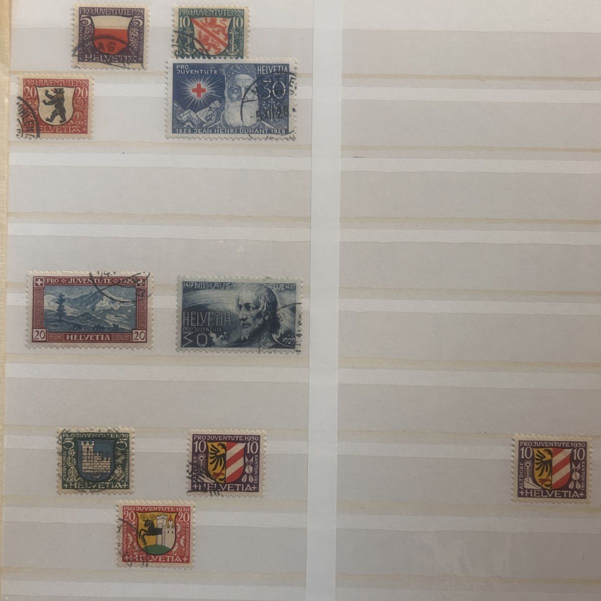 Tutti i francobolli: Briefmarken Sammlung gut erhalten, alte marken – Usato da Laufen venduto da belleskulptur