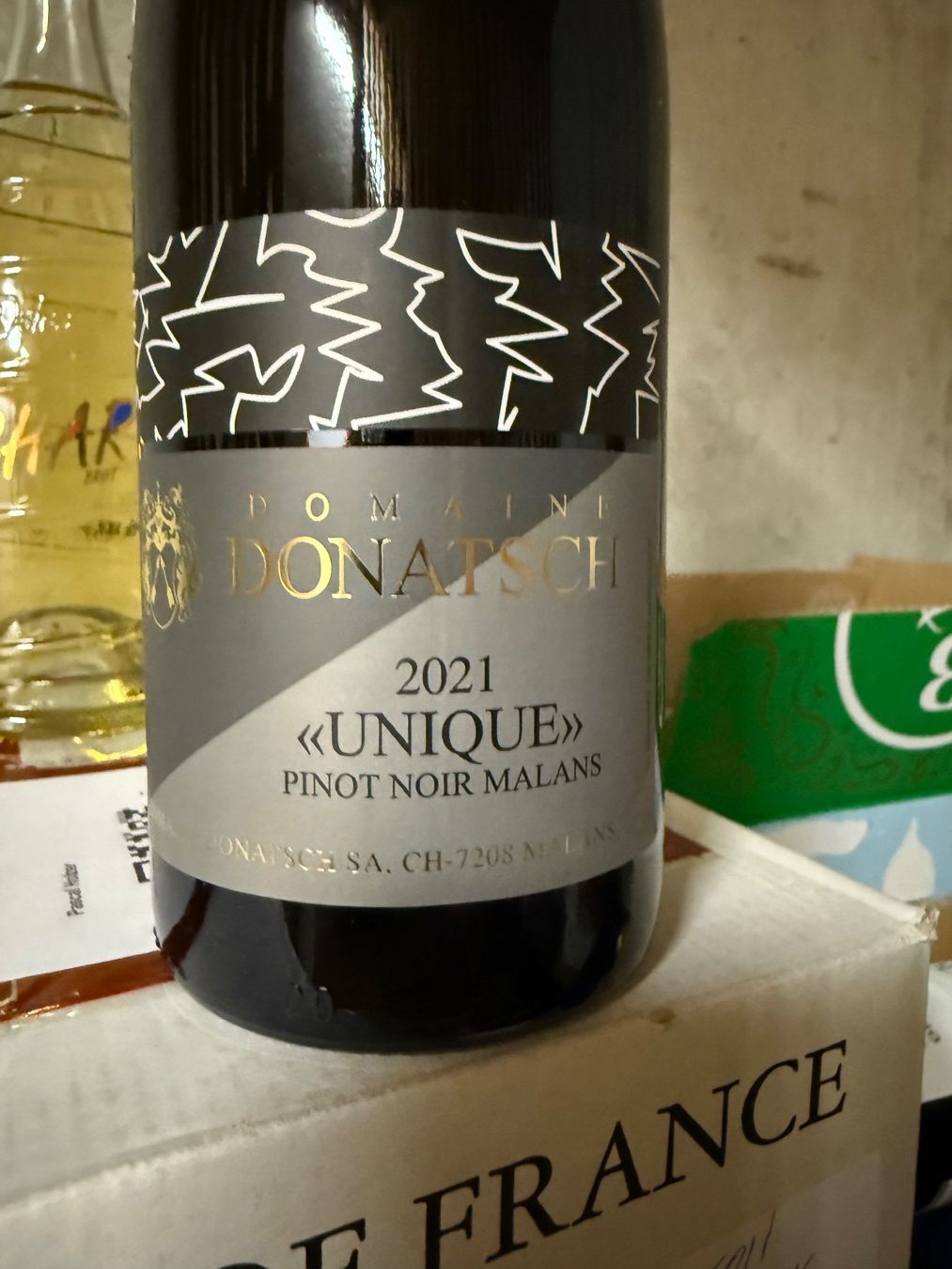 Donatsch Wein: 1 Fl. Pinot Noir Donatsch Unique 2021 – Neu und originalverpackt aus Oberentfelden von Swissair72 1