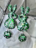 Orecchini conigli brillanti