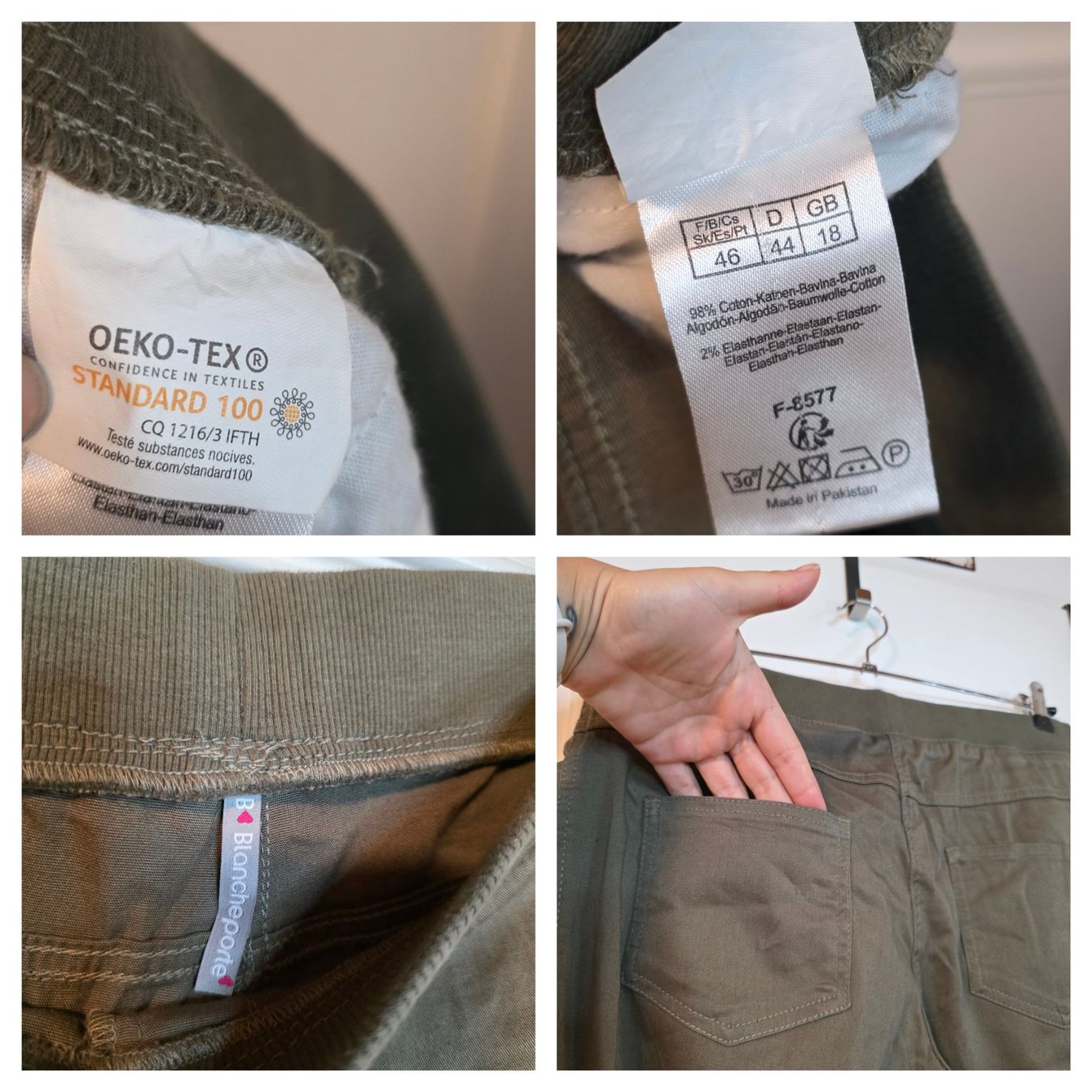 Pantaloni: Olivgrüne Hose Gr. 44 neuwertig – Usato da Wald ZH venduto da CapLux 3
