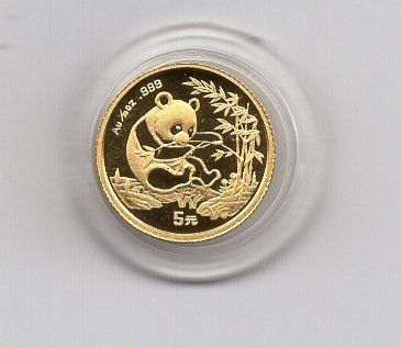 Toutes les monnaies: (2410) China, 5 Yuan, pp, Panda 1994 – D'occasion à Rüthi (Rheintal) par erdnuessli1 1