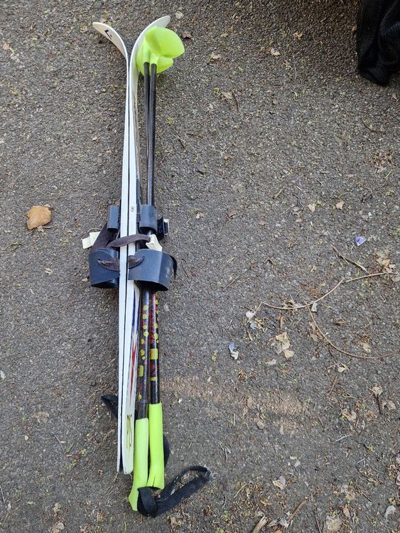Sci: Ski Set mit Stöcken, ideal für Anfänger - Top Zustand! 90cm – Usato da Ennetbaden venduto da tiebtieb