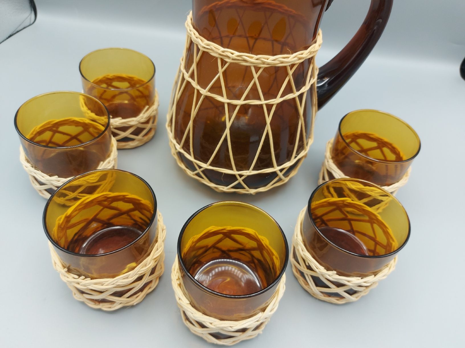 Geschirrsets: Vintage Saftset aus Glas – Neu (gemäss Beschreibung) aus Ostermundigen von son_vd9k 3
