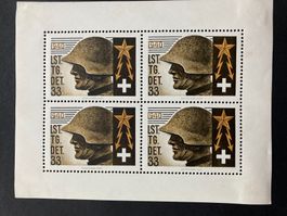 Schweiz 1940 Block Telegraphen-Pioniere LST TG DET 33 Falz