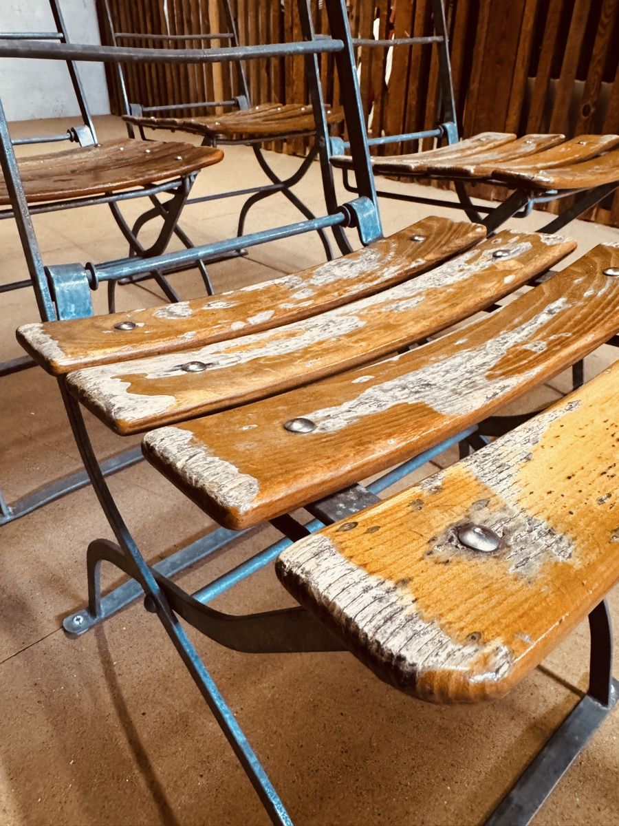 Sedie: Vintage Biergartenstühle – Usato da Basel venduto da bsc04 4