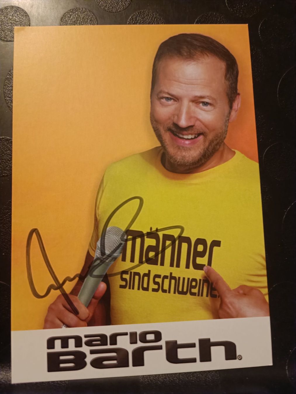 Autografi: Mario Barth - handsignierte Autogrammkarte – Usato da Menziken venduto da Artographs