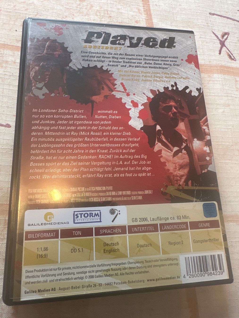 Alle DVDs: Played - Abgezockt – Gebraucht aus Schaffhausen von D-MAC 1
