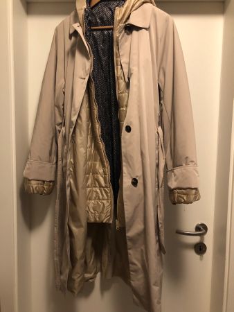 ★MARELLA★LUXUS★TRENCHCOAT★MANTEL★HERBST★WINTER★3 im 1★GR. 40