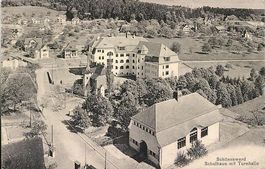 Schönenwerd SO Schulhaus u Turnhalle , 1909