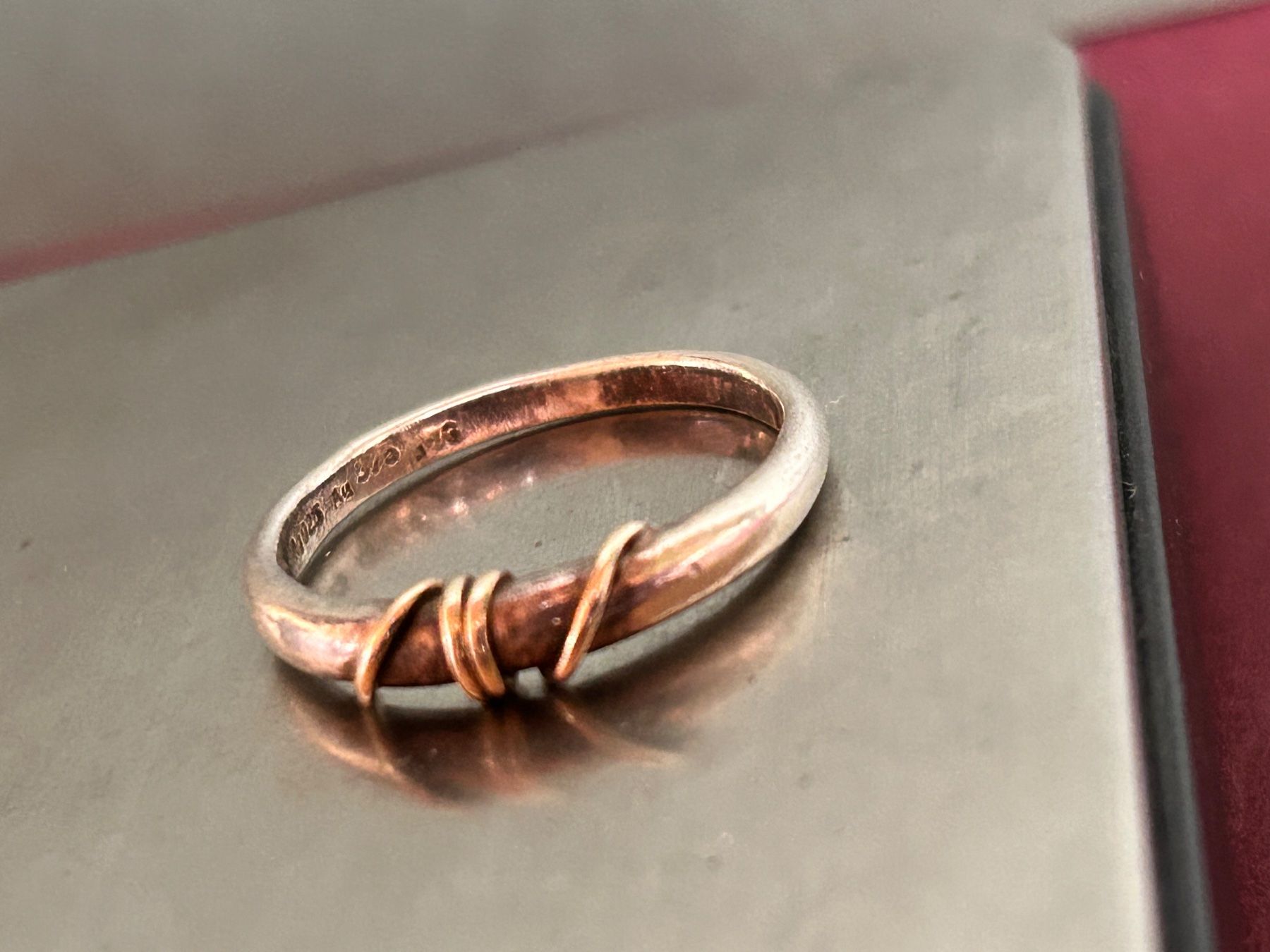 Ringe: Silberring Silber/Gold Ringel – Gebraucht aus Laufen von Bellavitaboom 2