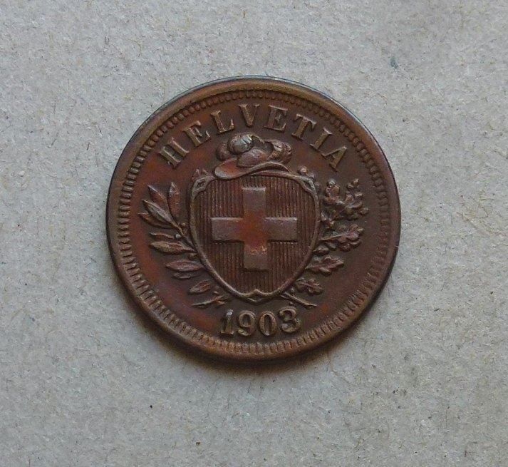 Toutes les monnaies: ++ 1 Rappen 1903, gute Erhaltung – D'occasion à Walkringen par Casablanca777