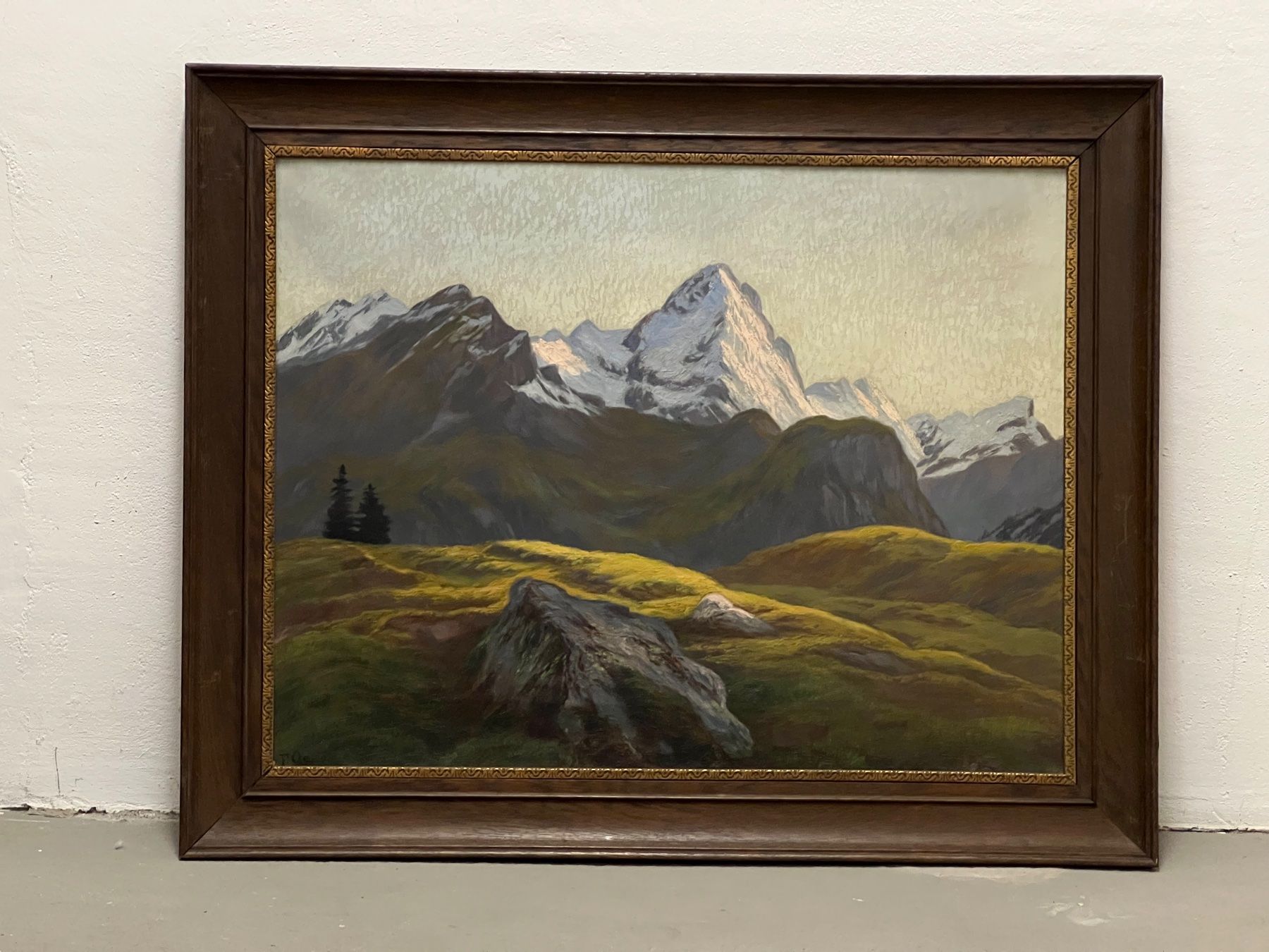 Dipinti: F.OERTLI 1920 „PIC PLATTA“ – Usato da Basel venduto da pmART 1