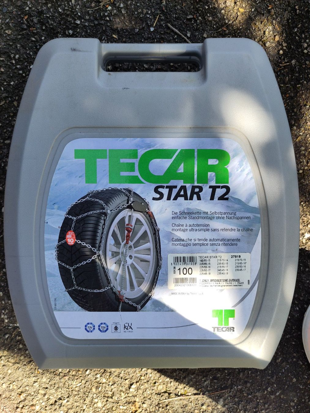 Tecar Catene da neve: Schneeketten Tecat Star T2 – Usato da Vordemwald venduto da rednose75 1