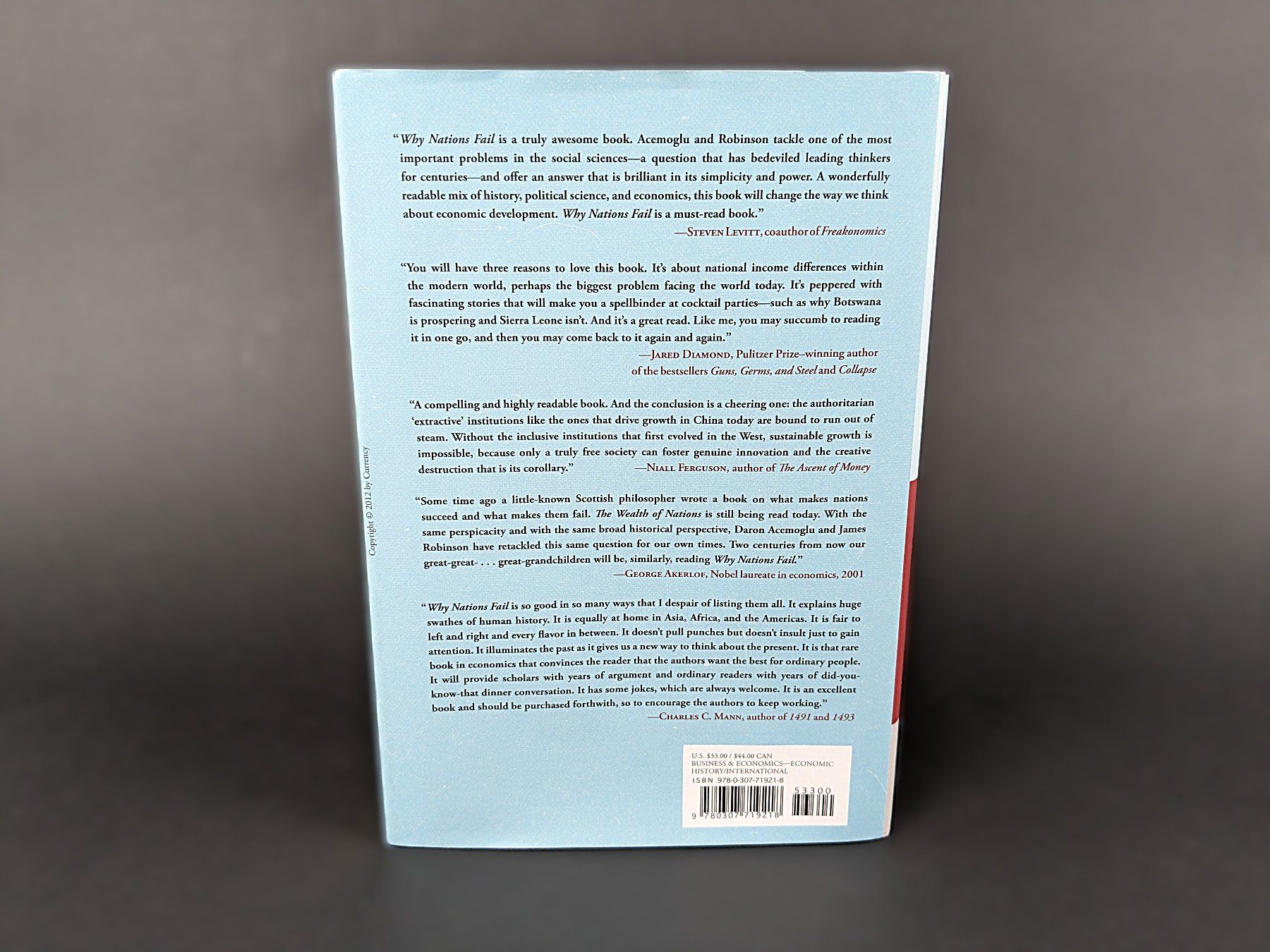 Livres: Why Nations Fail Buch Daron Acemoglu, James A. – D'occasion à Dintikon par Restwert_Dintikon 3