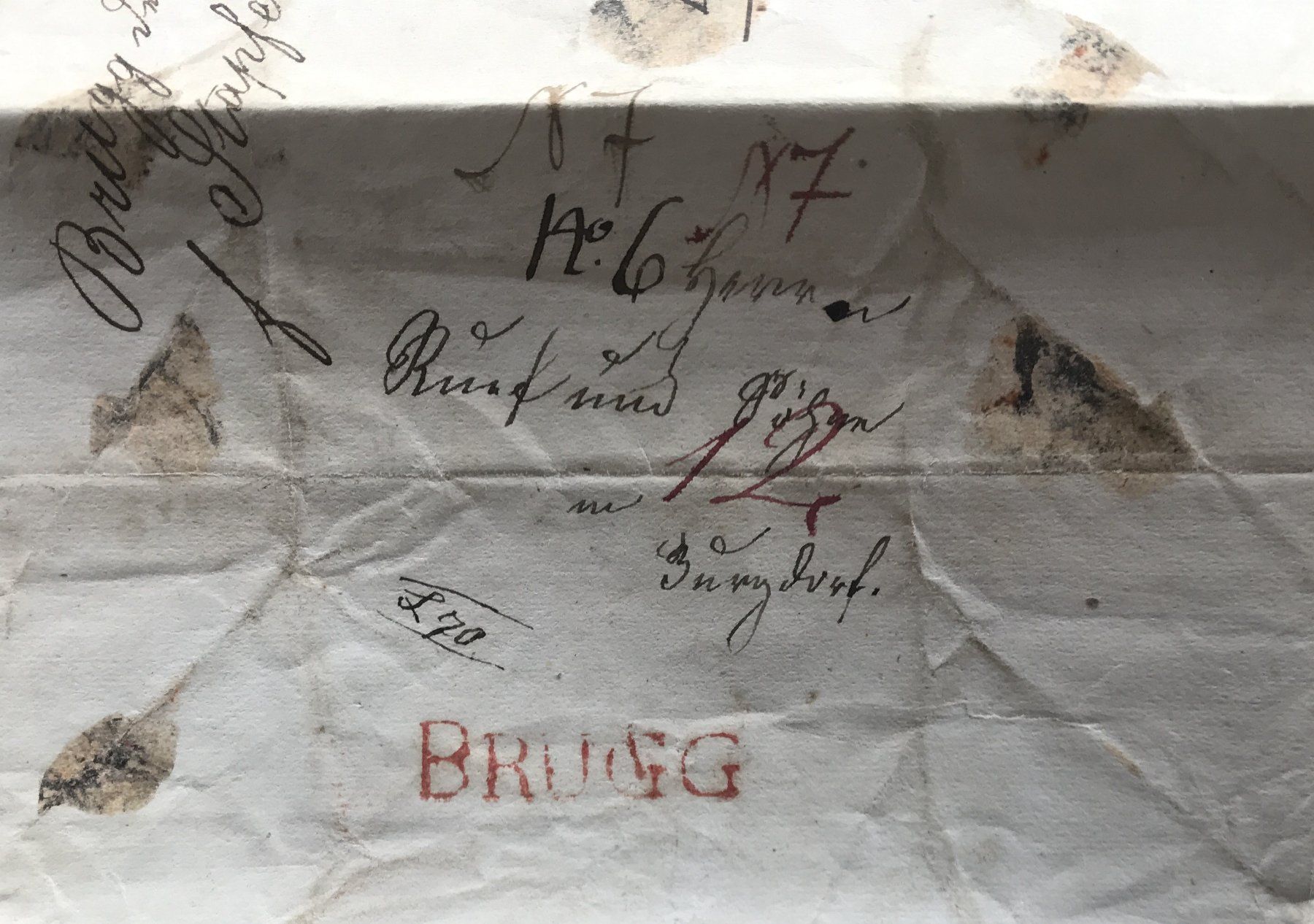 Documenti: ANTIKER BRIEF 1842 – Usato da Ostermundigen venduto da Kari1937 6
