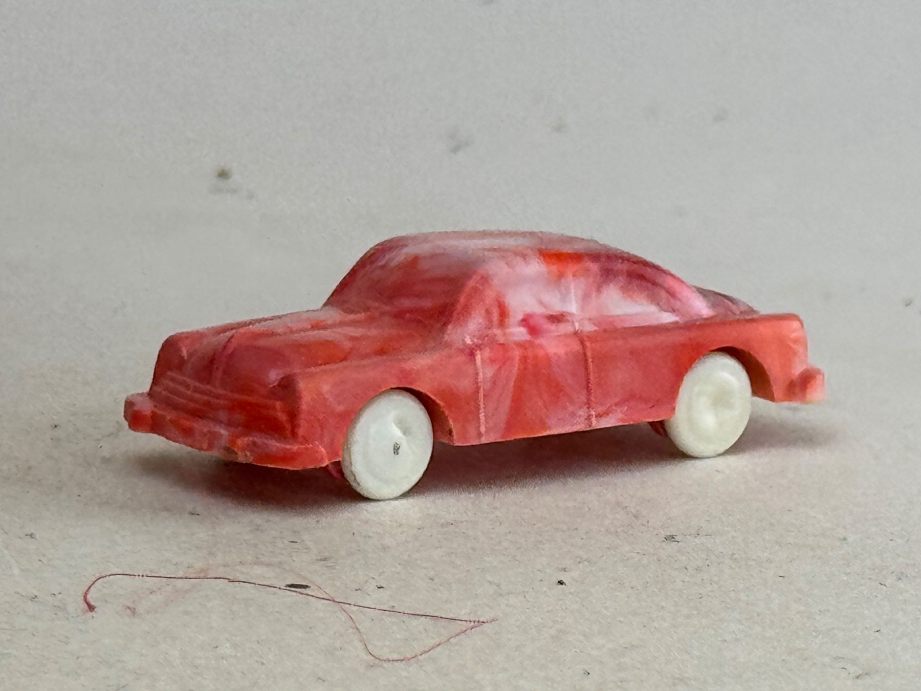Modellautos: SG- Margarine Auto rot meliert – Gebraucht aus Elm von Wikmtz