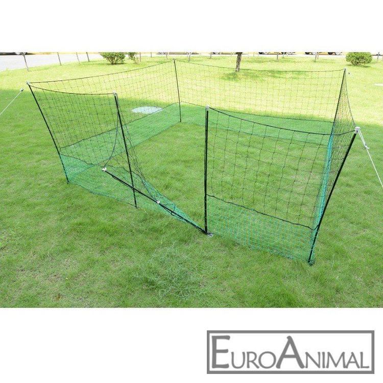 SIMBA STEEL PVC-Geflügelnetz 30,5 Cm X 30,5 M – Sechseckig, 2,5 Cm Masche, Schwarze PVC-Beschichtung