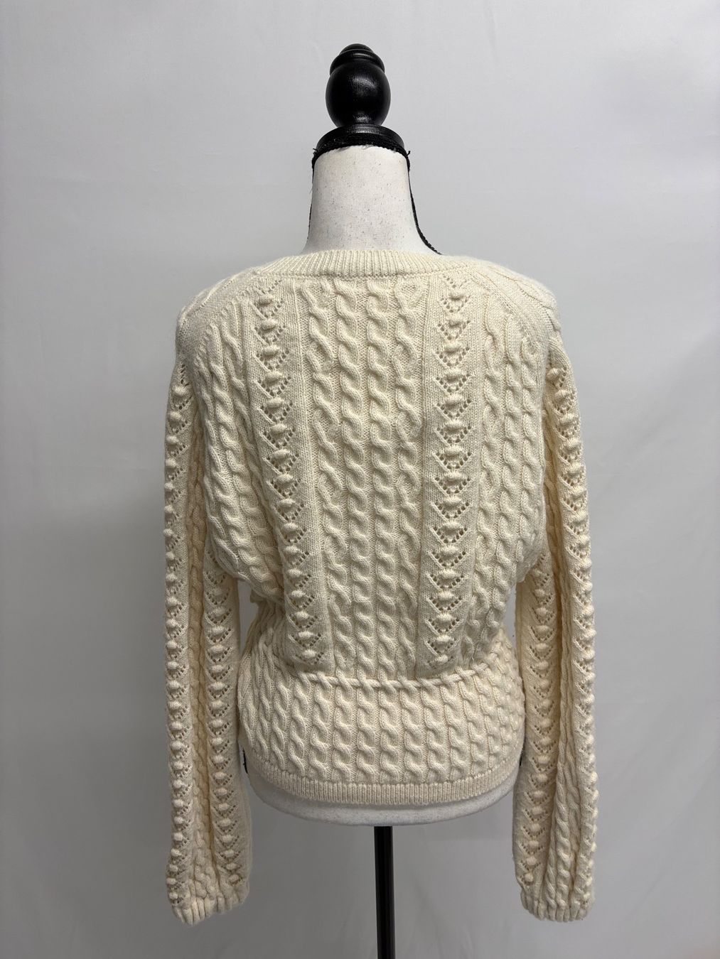 Zara Maglioni & Felpe: Zara Pullover mit Wolle creme S Zopfmuster – Usato da Regensdorf venduto da secondchancefashion 2
