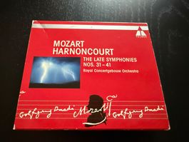 Mozart: Späte Symphonien Nr. 31-41, Harnoncourt, 4 CD Box